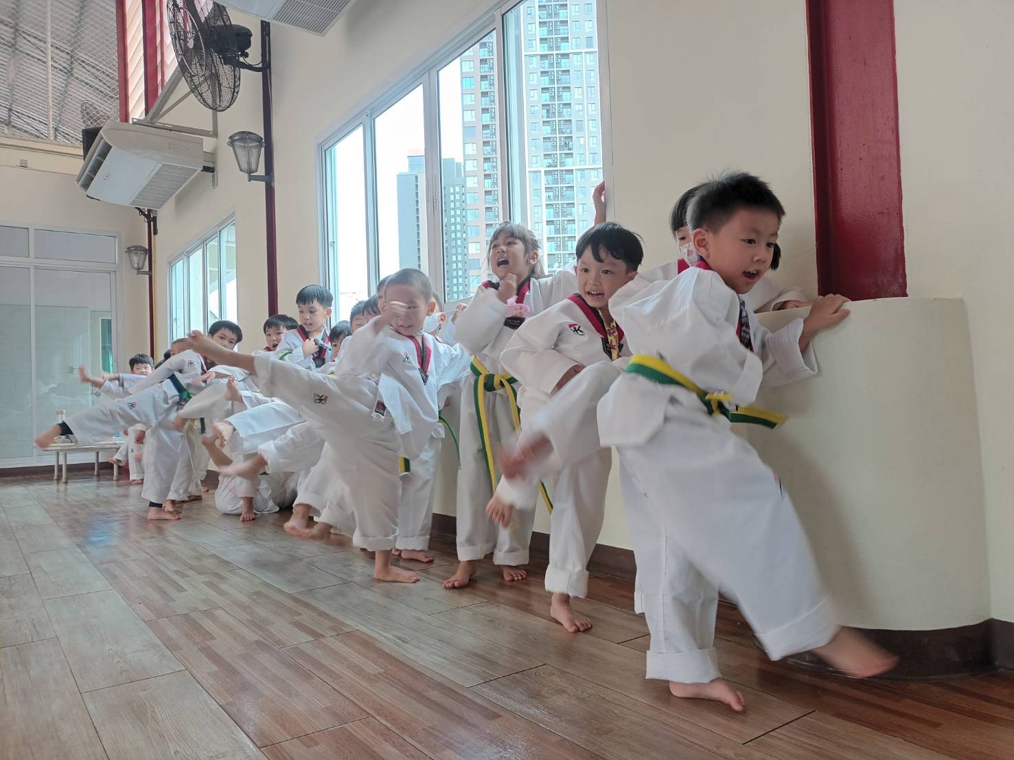 Taekwondo class